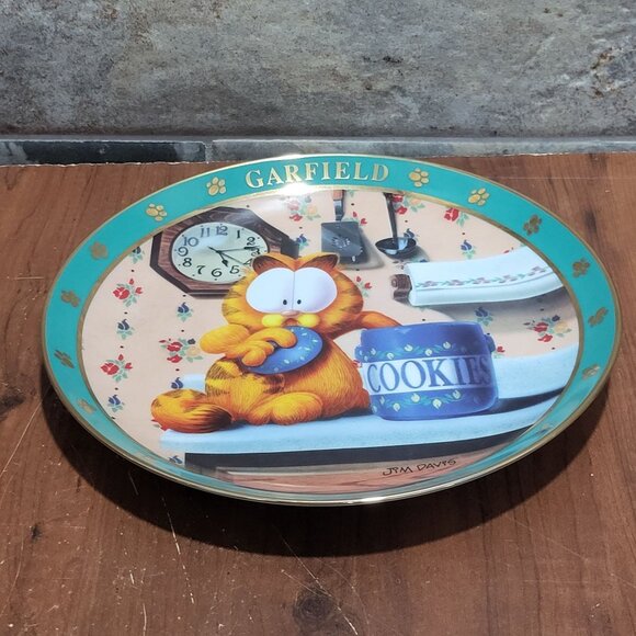 Danbury Mint Decorative Plate A Day With Garfield I Deny Everything 1978  Jim Da - Picture 6 of 12